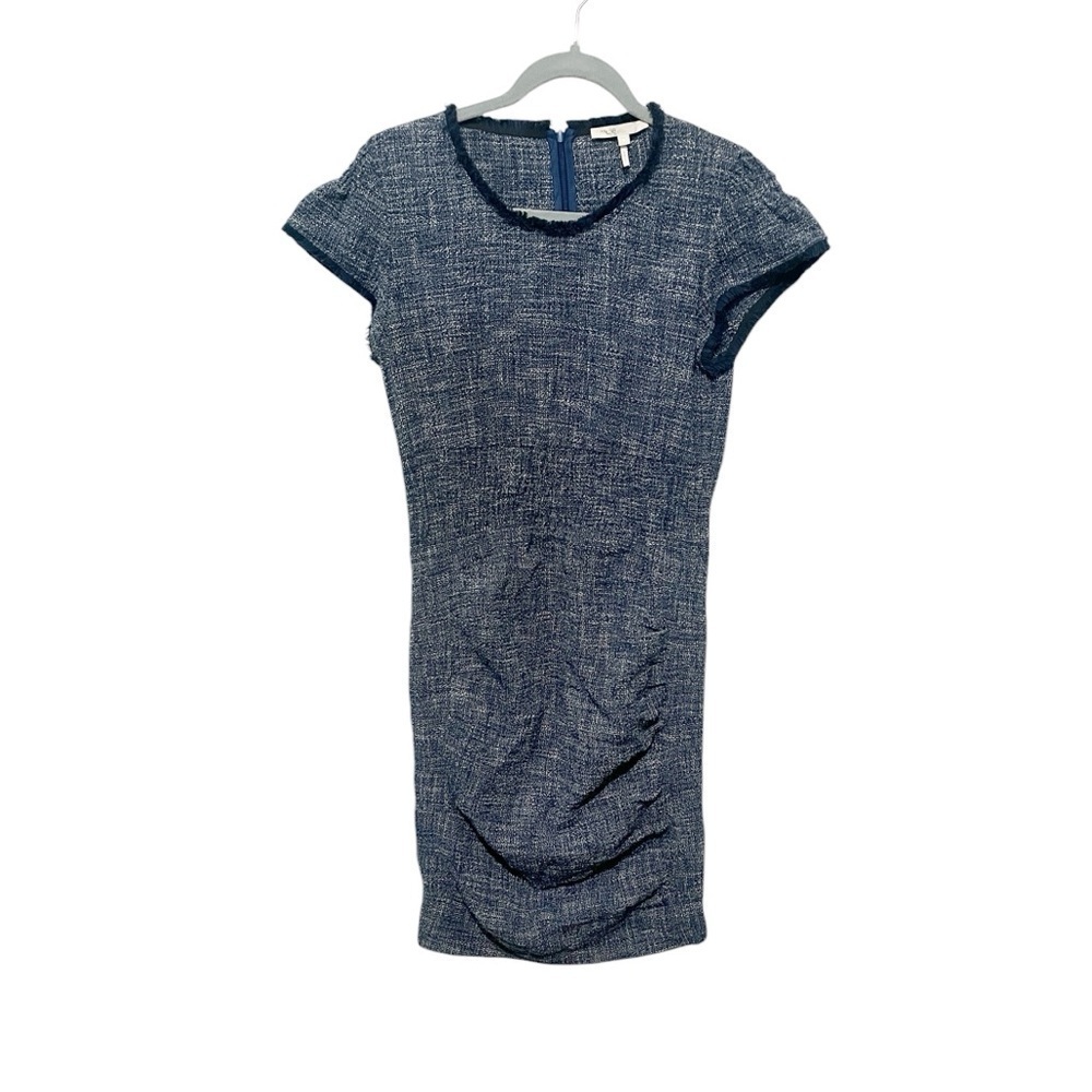 Maje Blue Tweed Dress